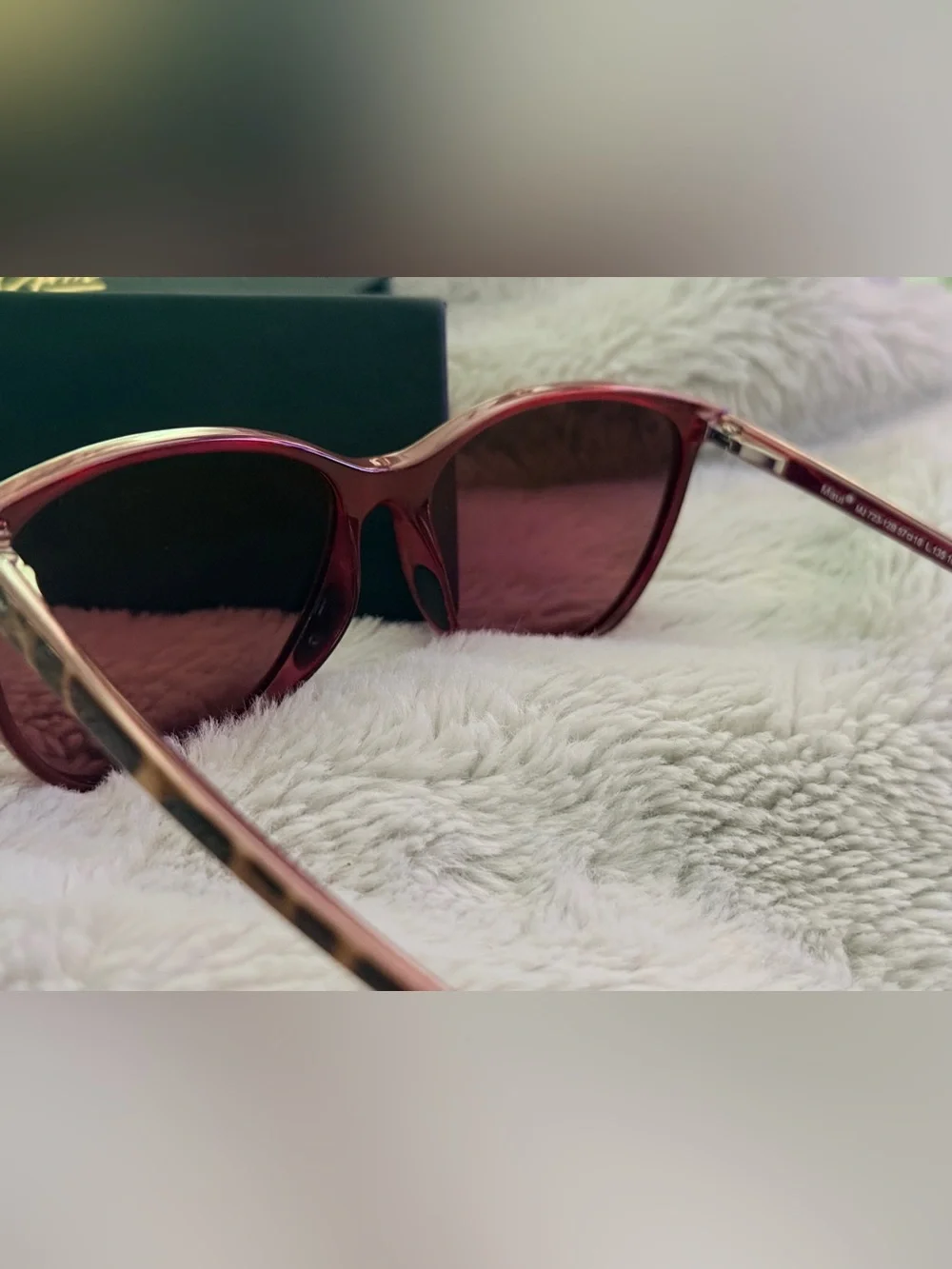 Maui Jim Ocean Sunglasses MJ 723-12B Tortoise Pink